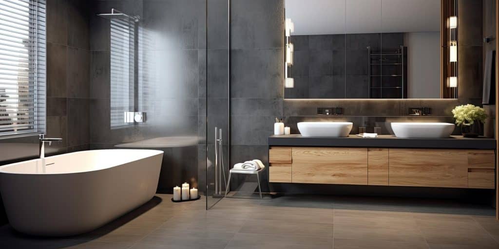Badezimmer, dunkel